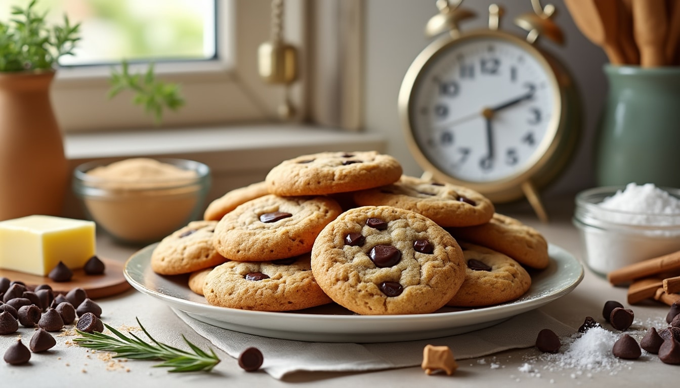 découvrez notre recette rapide pour préparer des cookies irrésistibles en moins de 20 minutes. parfaits pour satisfaire vos envies sucrées sans attendre, ces biscuits croustillants à l'extérieur et fondants à l'intérieur vont ravir petits et grands!