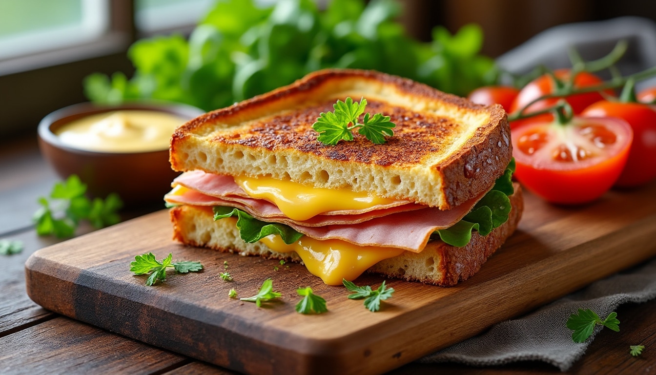 découvrez la recette ultime pour préparer le meilleur croque monsieur de tous les temps ! des conseils pour un pain croustillant, un fromage fondant et des ingrédients savoureux qui vous feront saliver. parfait pour un déjeuner rapide ou une collation gourmande !