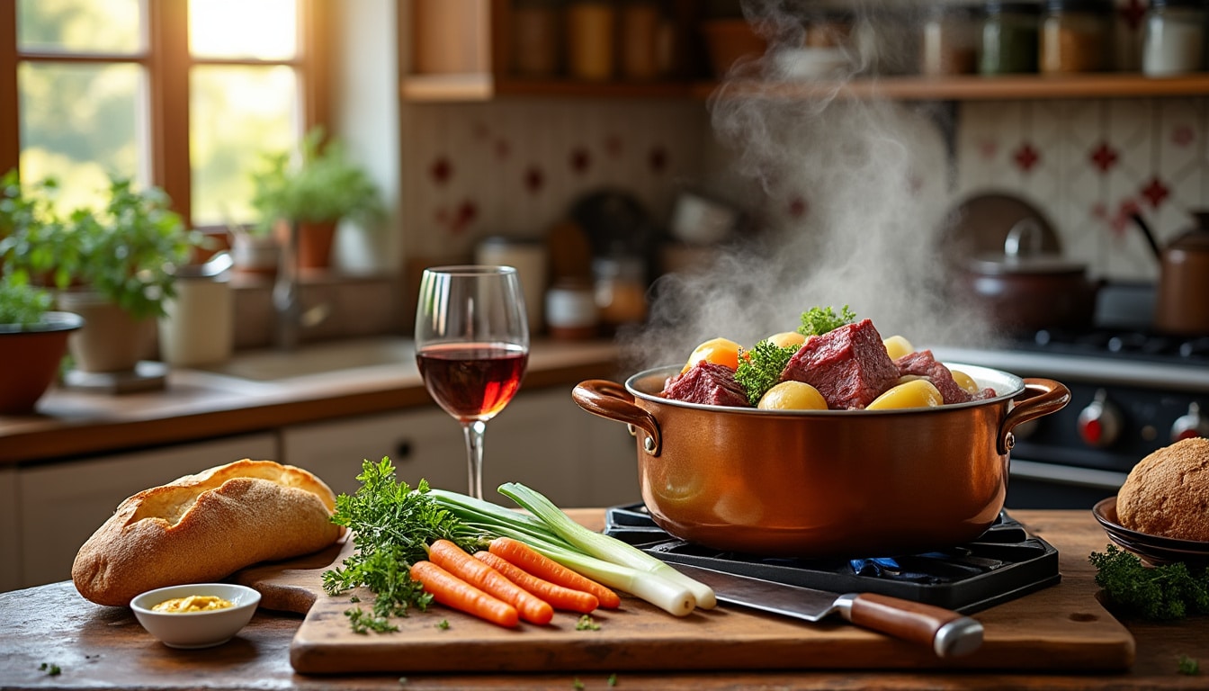 découvrez la recette parfaite pour préparer un pot au feu savoureux qui fera fondre le cœur de toute votre famille. suivez nos conseils et astuces pour un plat réconfortant riche en saveurs, idéal pour les repas en famille.