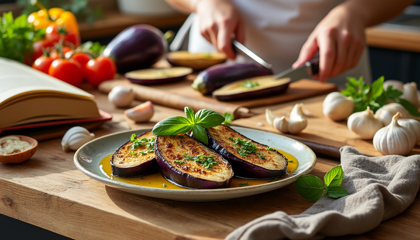 découvrez comment réaliser la recette d'aubergines la plus délicieuse que vous n'ayez jamais goûtée ! suivez nos étapes simples et savoureuses pour régaler vos papilles avec ce plat irrésistible, parfait pour impressionner vos invités et ravir votre famille.