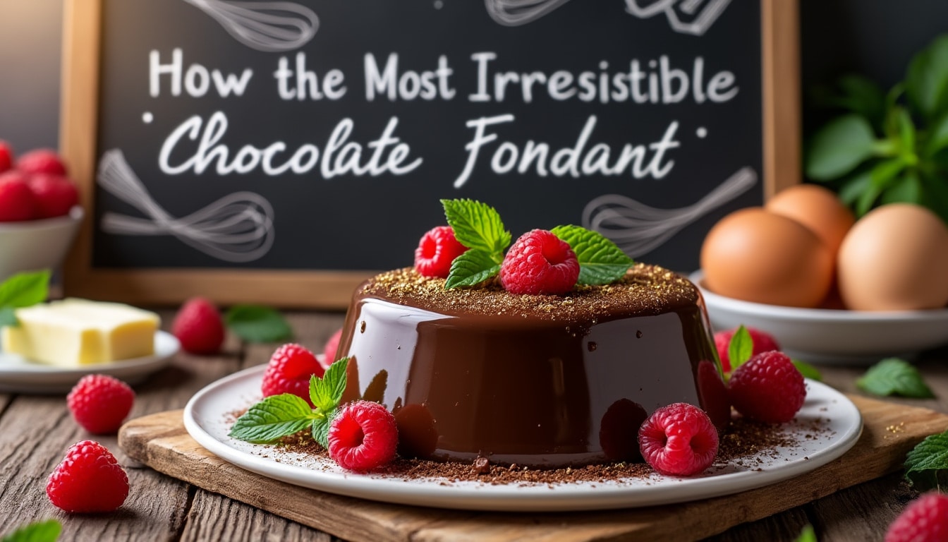 découvrez comment réaliser un fondant au chocolat irrésistible en seulement 5 étapes simples. suivez notre guide facile pour impressionner vos invités avec un dessert délicieux et moelleux, parfait pour toute occasion.