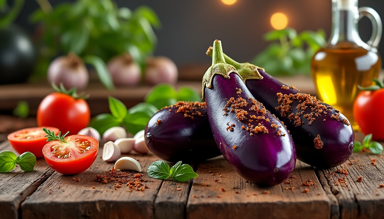 découvrez la recette secrète pour des aubergines fondantes à souhait ! apprenez les astuces et techniques pour préparer ce plat savoureux qui ravira vos papilles. ne manquez pas nos conseils pour sublimer vos aubergines et impressionner vos convives.