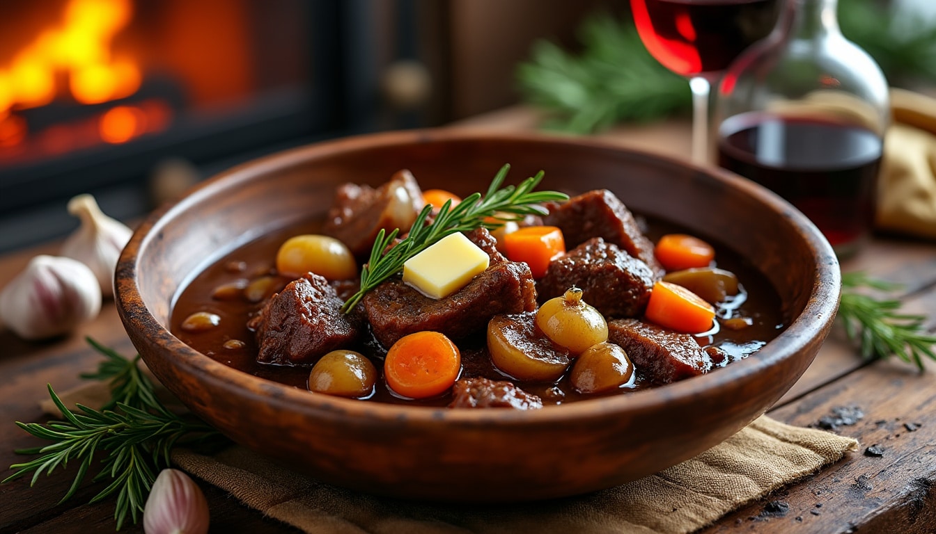 découvrez si cette irrésistible recette de boeuf bourguignon saura éveiller vos papilles et vous faire fondre de plaisir. plongez dans l'authenticité de ce plat traditionnel, reconfortant et savoureux, parfait pour impressionner vos convives ou régaler votre famille.