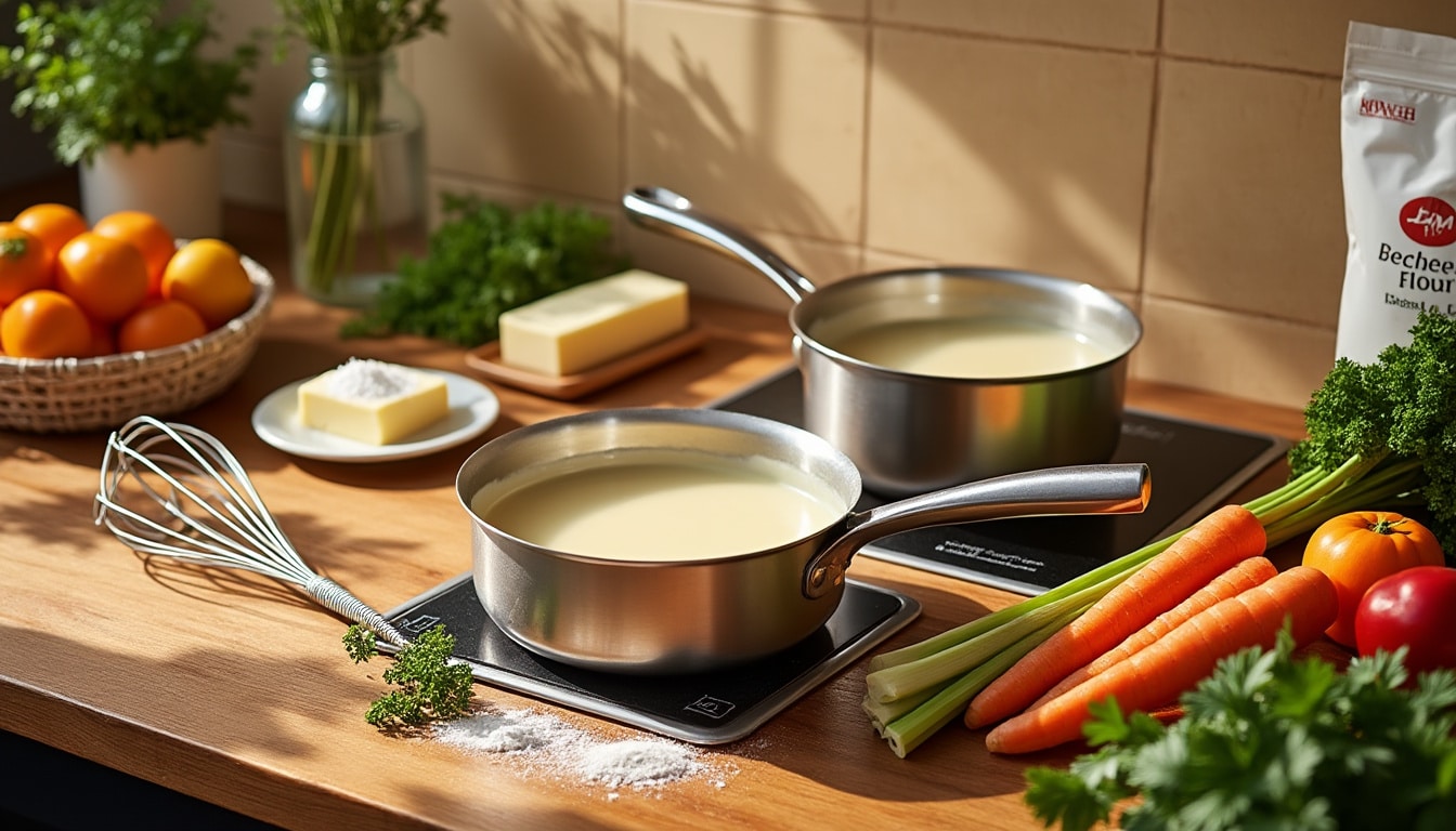 découvrez la recette secrète de la béchamel parfaite pour transformer vos plats en délices crémeux. suivez nos conseils et techniques infaillibles pour réussir cette sauce incontournable qui accompagnera à merveille vos gratins, lasagnes et autres mets savoureux.