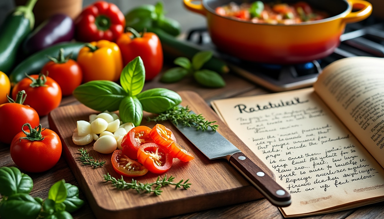 découvrez la recette secrète de la ratatouille parfaite qui transformera vos repas en une véritable révélation culinaire. éveillez vos papilles avec des saveurs authentiques et apprenez à maîtriser chaque étape de ce plat traditionnel provençal.