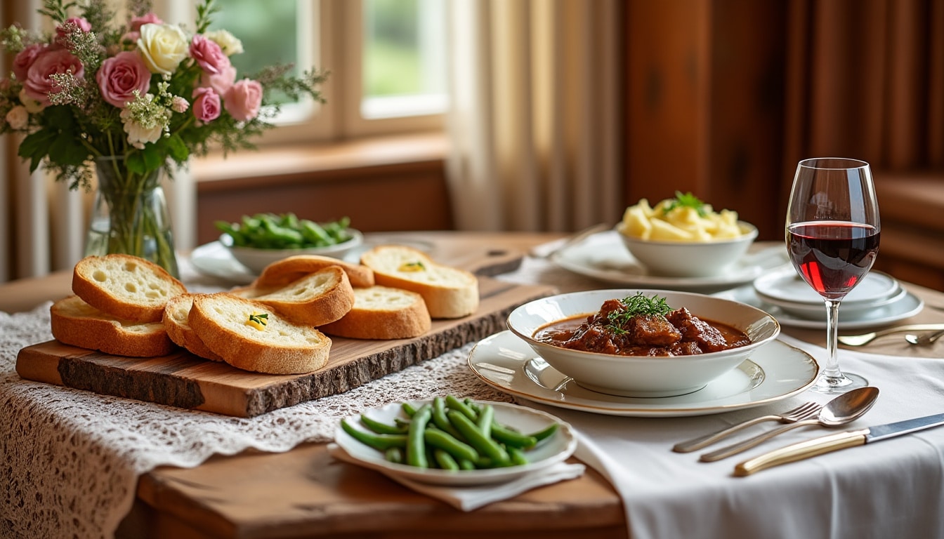 découvrez la recette secrète du bœuf bourguignon et apprenez à éblouir vos convives avec ce plat divin. suivez nos conseils pour préparer ce classique de la cuisine française à la perfection et régaler vos invités lors de vos dîners.