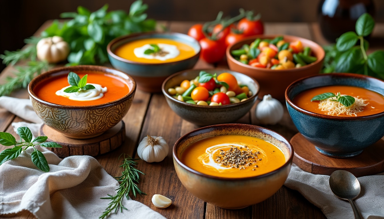 découvrez une délicieuse sélection de soupes réconfortantes, idéales pour chaque saison. que vous préfériez les soupes aux légumes, les bouillons savoureux ou les veloutés crémeux, trouvez des recettes faciles et nourrissantes pour régaler vos papilles.