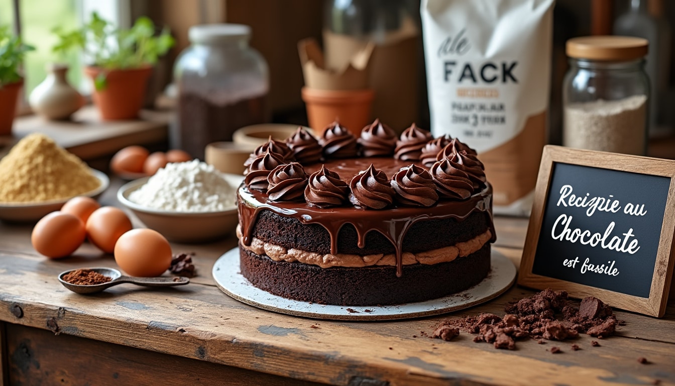 découvrez une recette de gâteau au chocolat incroyablement simple qui vous étonnera par sa délicatesse et son fondant. parfaite pour les novices en pâtisserie ou les gourmands en quête d'un dessert rapide, cette préparation vous fera vivre un moment de pure indulgence. testez-la et laissez-vous séduire !