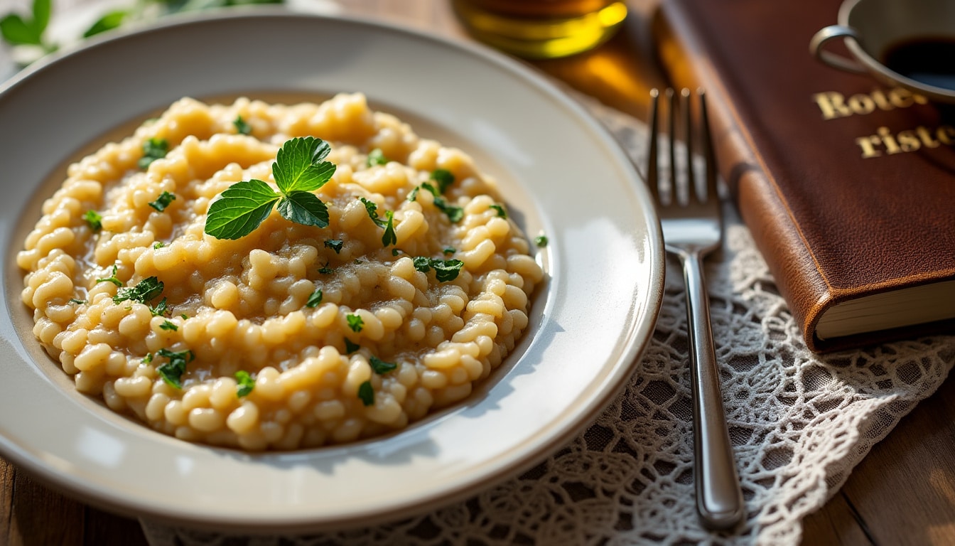 découvrez l'ingrédient secret qui rend cette recette de risotto irrésistible. avec des saveurs alléchantes et une touche surprenante, cette préparation revigorera vos repas. ne laissez pas passer cette chance de surprendre vos invités !