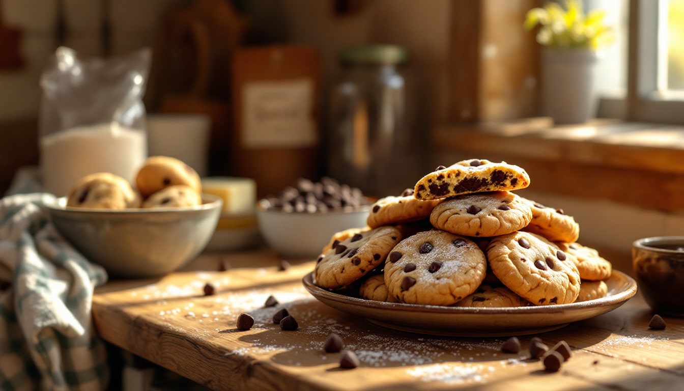 découvrez notre recette de cookies maison, la meilleure version simple et rapide à réaliser. régalez-vous avec des biscuits croustillants à l'extérieur et moelleux à l'intérieur, parfaits pour un moment gourmand.