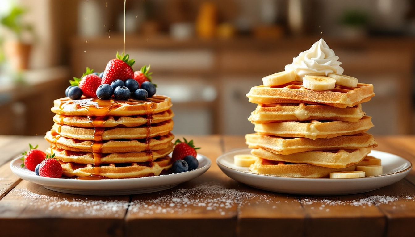 découvrez notre recette de gaufres et apprenez à réaliser des gaufres croustillantes ou moelleuses selon vos envies. idéales pour le petit-déjeuner ou le dessert, ces gaufres séduiront vos papilles. suivez nos conseils pour un résultat parfait et régaler vos proches !