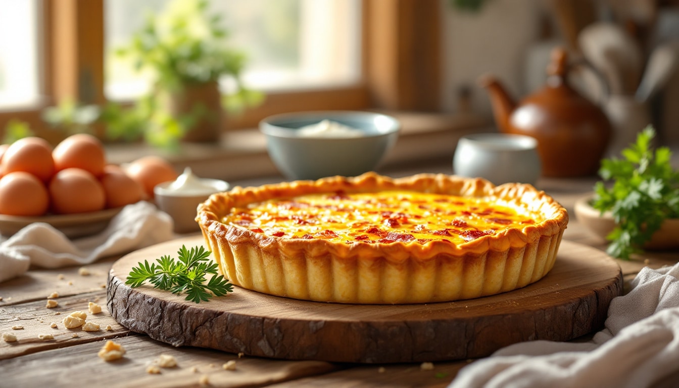 découvrez la recette quiche lorraine authentique, alliant saveurs et traditions. suivez nos étapes simples pour préparer cette délicieuse spécialité française, parfaite pour vos repas en famille ou entre amis.