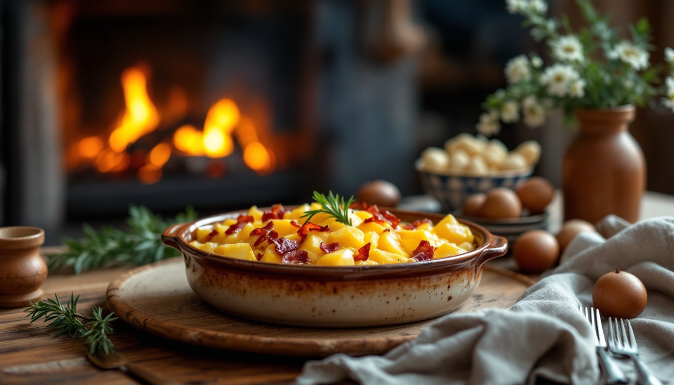 découvrez notre recette de tartiflette, un plat savoureux et réconfortant de la savoie. suivez nos conseils pour réussir parfaitement cette spécialité à base de pommes de terre, fromage reblochon et lardons, et régalez vos convives avec cette délicieuse tradition montagnarde.