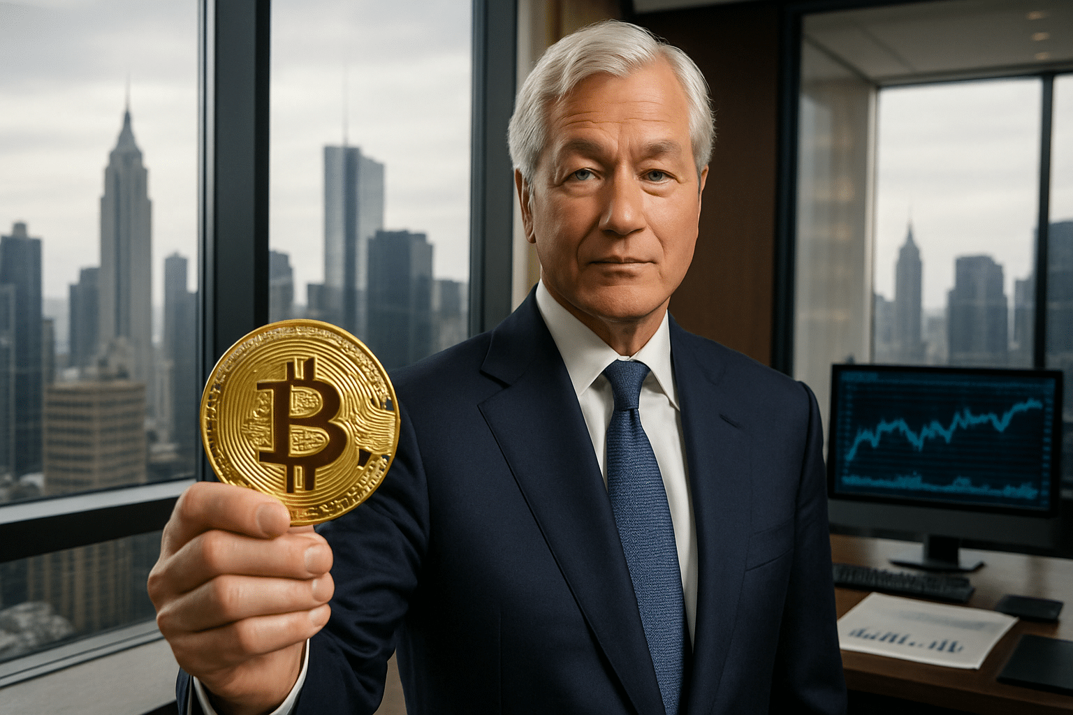 découvrez comment jamie dimon, pdg de jpmorgan, ouvre la voie au bitcoin au sein de la banque, marquant une étape cruciale dans l'adoption des cryptomonnaies par les institutions financières.