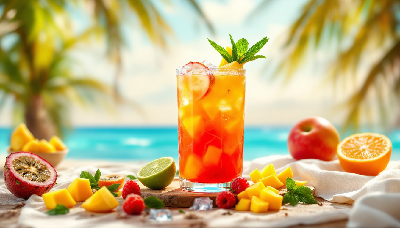 découvrez notre recette authentique de punch antillais, un cocktail exubérant qui ravira vos papilles avec ses saveurs tropicales. parfait pour vos festivités ou pour un moment de détente, apprenez à réaliser cette boisson iconique avec des ingrédients frais et des épices irrésistibles.
