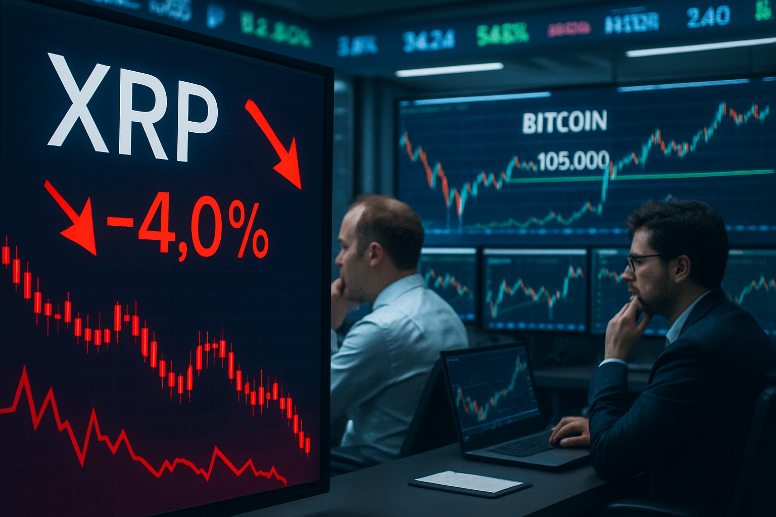 découvrez comment xrp a enregistré une chute de 4 % tandis que les traders de bitcoin adoptent une approche prudente face à la résistance des 105 000 $. analysez les tendances du marché et anticipez les prochaines mouvements.