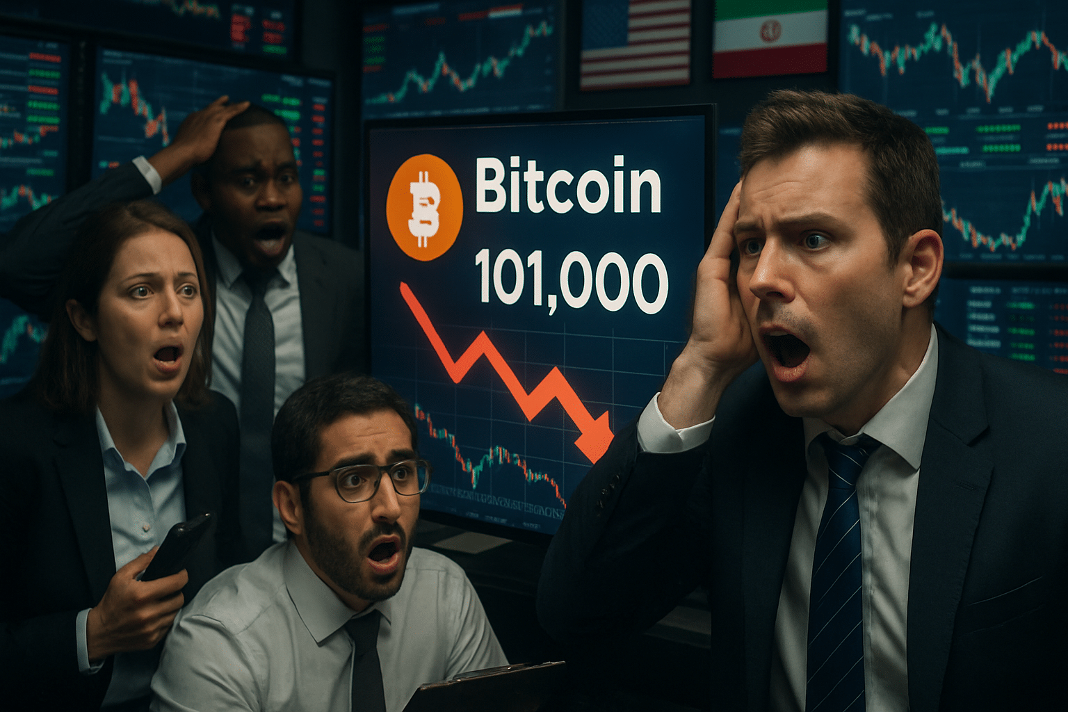 la récente frappe de trump contre l'iran provoque des turbulences sur le marché des cryptomonnaies, entraînant une chute temporaire du bitcoin sous les 101 000 dollars. découvrez les impacts géopolitiques sur les investissements numériques.