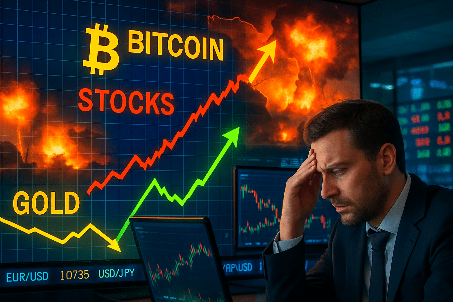 découvrez comment la montée des tensions au moyen-orient influence le comportement du bitcoin, qui semble s'aligner davantage sur les actions que sur l'or. analyse des tendances et des implications pour les investisseurs dans ce contexte géopolitique.