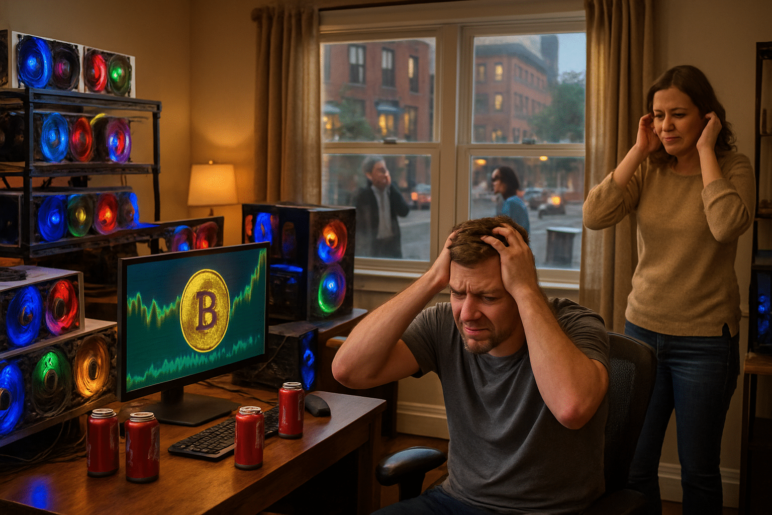 découvrez comment le bruit incessant des machines de minage de bitcoin affecte la vie quotidienne des américains. entre stress et frustration, plongez dans cette réalité méconnue qui suscite des débats passionnés.