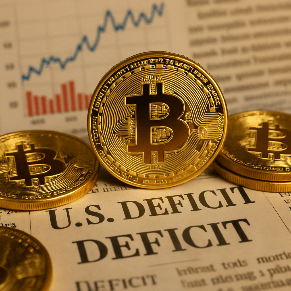 découvrez comment les inquiétudes croissantes concernant le déficit américain influencent la montée du bitcoin, selon un analyste. analyse approfondie des tendances actuelles du marché et des facteurs économiques qui propulsent la cryptomonnaie.