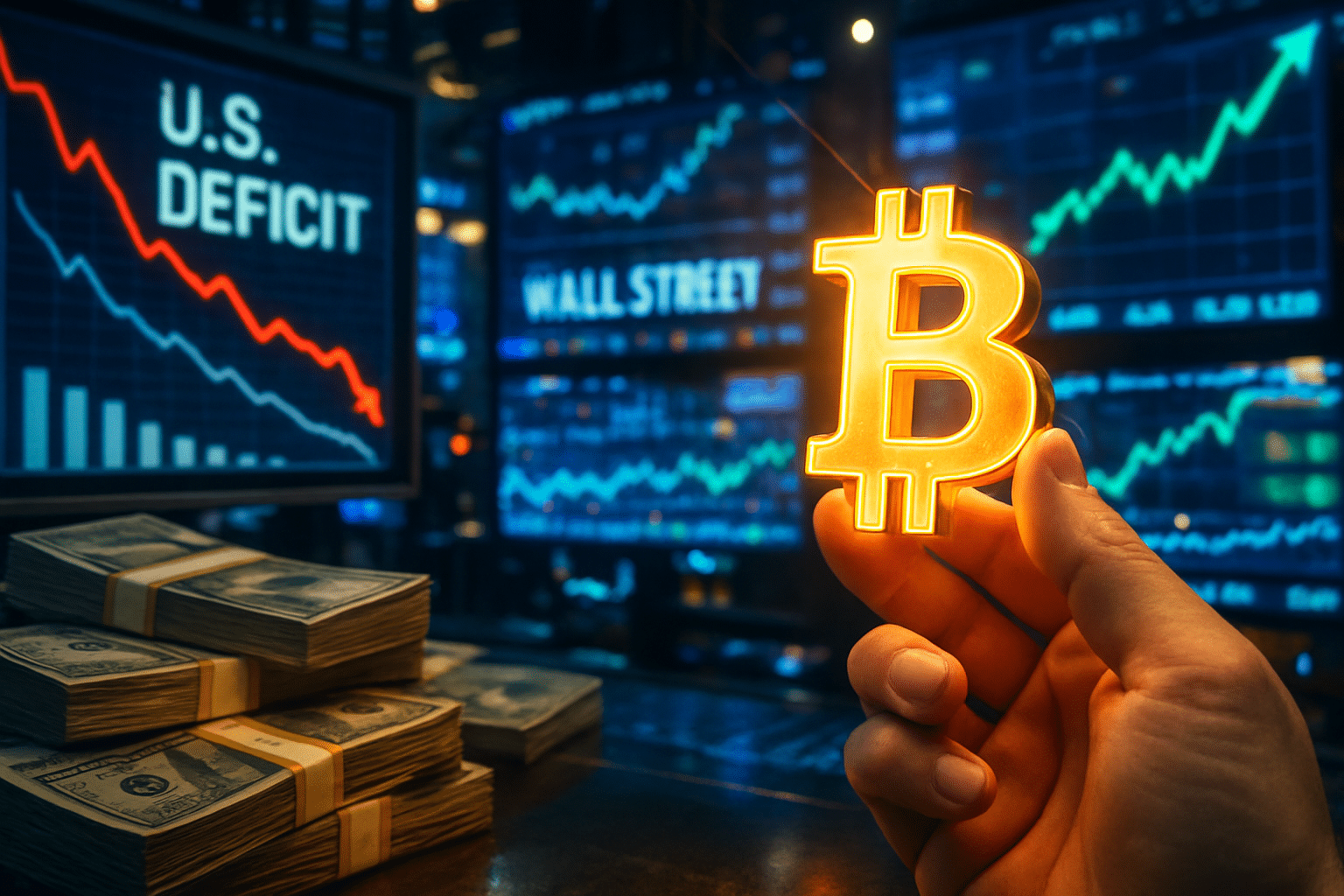 découvrez comment les inquiétudes croissantes concernant le déficit américain influencent la montée du bitcoin, selon les analyses d'experts. cette dynamique économique changeante pourrait redéfinir l'avenir des cryptomonnaies.