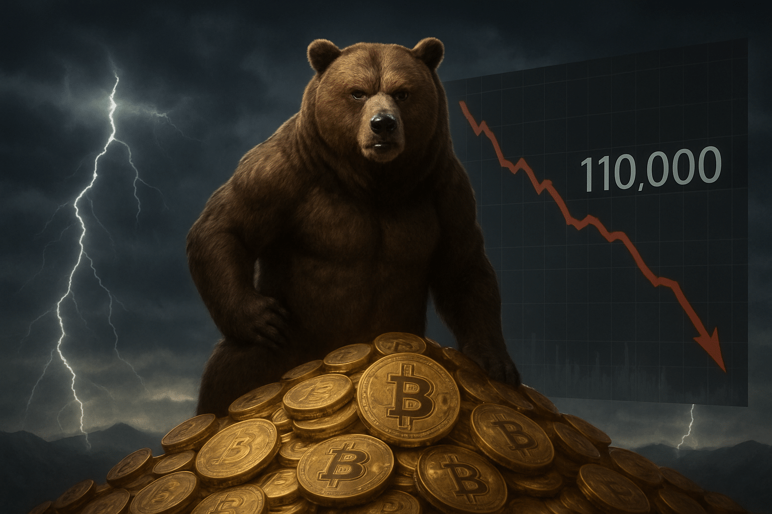 découvrez comment un investisseur bear du bitcoin mise lourdement sur une chute imminente à 110 000 dollars. analyse des tendances du marché et des enjeux financiers derrière cette stratégie risquée.