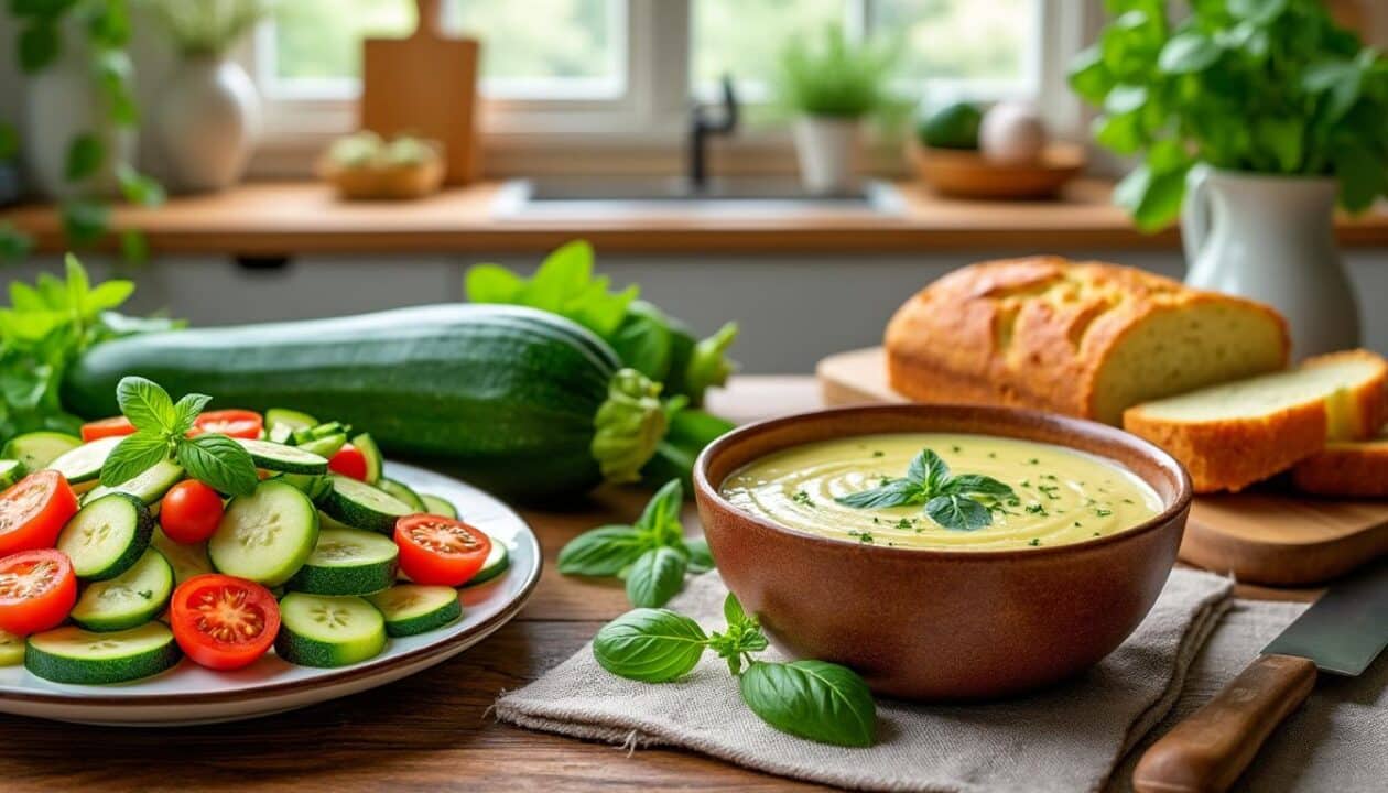découvrez notre guide complet des recettes à base de courgettes pour préparer des plats savoureux, sains et faciles. idéal pour varier vos repas tout en profitant des bienfaits de ce légume.