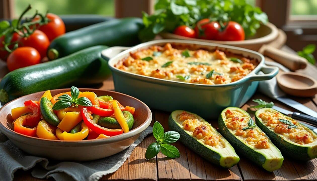 recettes de courgettes : guide complet avec idées faciles et saines, modes de cuisson, astuces et variantes de saison pour sublimer ce légume d’été.