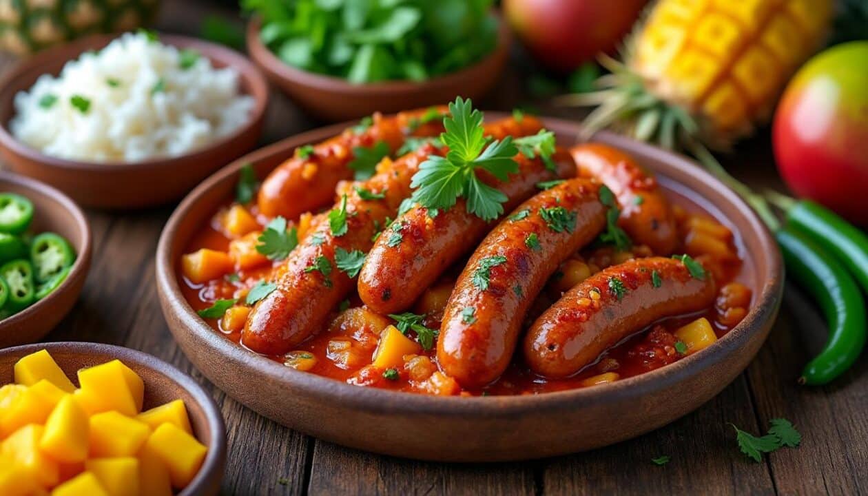 découvrez notre guide complet pour réussir le rougail aux saucisses, un plat réunionnais savoureux. apprenez les étapes clés, les ingrédients essentiels et des astuces pour savourer cette spécialité pleine de saveurs. idéal pour épater vos invités ou se régaler en famille !