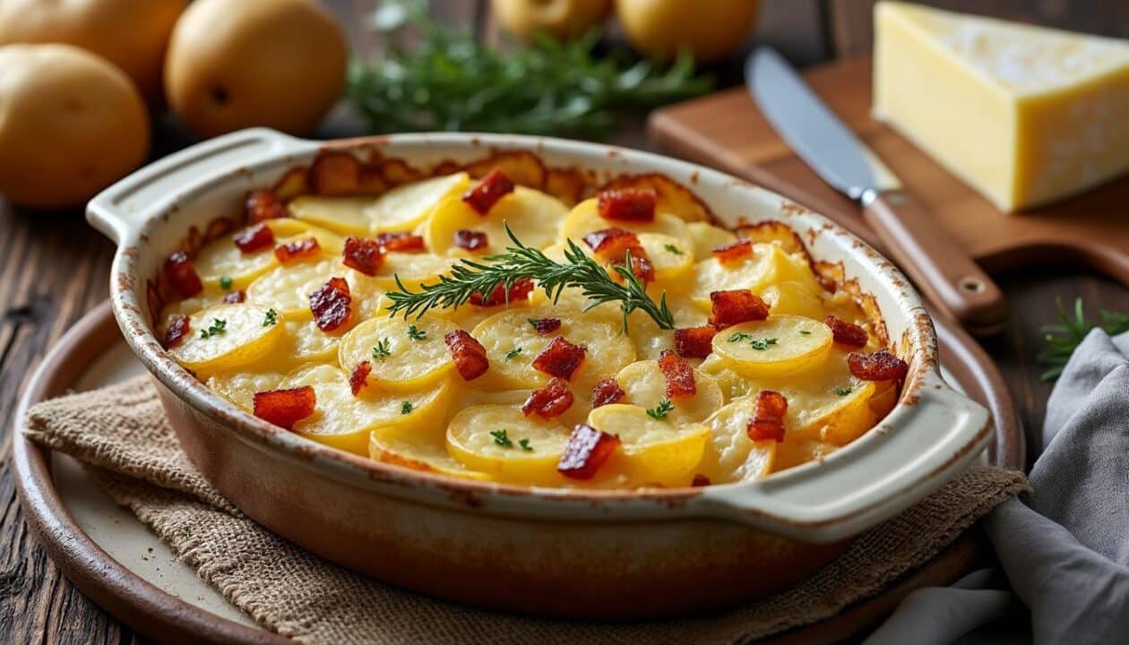 guide complet pour réussir la tartiflette savoyarde: ingrédients, étapes et astuces, du choix du reblochon à la cuisson parfaite. à table !